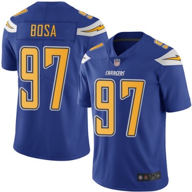 Los Angeles Chargers NFL Football Joey Bosa Electric Blue Jersey Men Limited  #97 Rush Vapor Untouchable